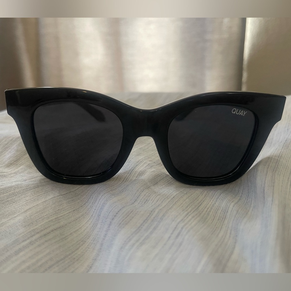 Quay After Hours polarized black sunglasses